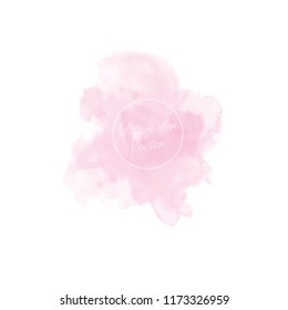 hand drawing watercolor background vector