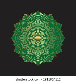 Hand drawing zentangle mandala element for page decoration cards, book, logos
