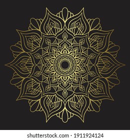 Hand drawing zentangle mandala element for page decoration cards, book, logos