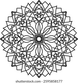 Hand drawing zentangle mandala element for page decoration cards, book, logos, art for banner and template
See less