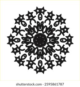 Hand drawing zentangle mandala element for page decoration cards, book, logos, art for banner and template
See less