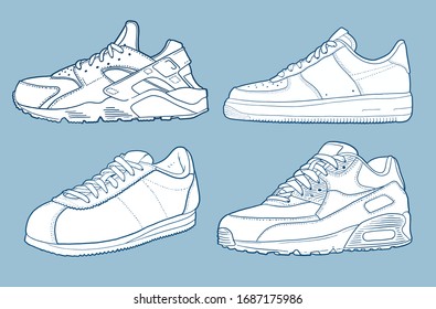sneaker sketches
