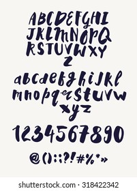 Hand drawn ABC