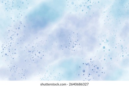 Hand drawn abstract background blue and purple watercolor pastel design