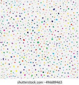 Hand drawn abstract background. Colorful grunge texture. Dot work. Vector Illustration.
