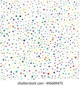 Hand drawn abstract background. Colorful grunge texture. Dot work. Vector Illustration.