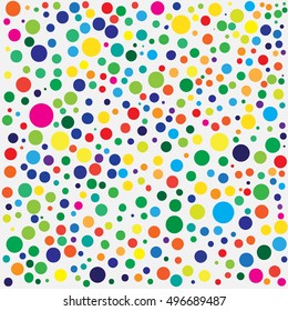Hand drawn abstract background. Colorful grunge texture. Dot work. Vector Illustration.