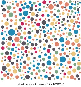 Hand drawn abstract background. Colorful grunge texture. Dot work. Vector Illustration.
