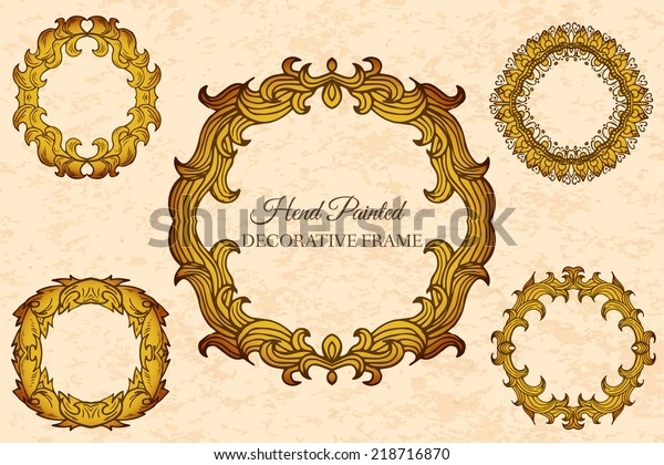 Hand Drawn Abstract Background Decorative Hand Stock Vector
