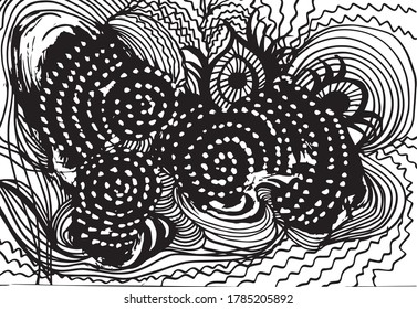 Diseño de fondo abstracto dibujado a mano, textura gruesa, trazos de pincel. Se puede usar para publicidad, banners, tarjetas, portada de libros, folletos, decoración, afiches, plantillas de cabecera web, etc.