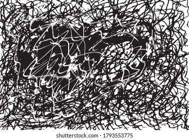 Hand drawn abstract background design, grunge texture, brush strokes. Usable for advertisement, banners, card, book cover, brochure, decoration, poster, web header template and etc.