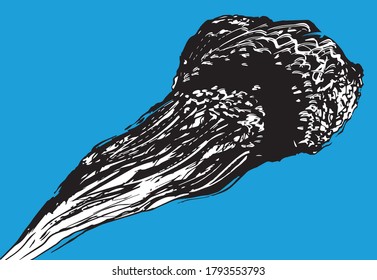 Diseño de fondo abstracto dibujado a mano, textura gruesa, trazos de pincel. Se puede usar para publicidad, banners, tarjetas, portada de libros, folletos, decoración, afiches, plantillas de cabecera web, etc.