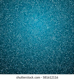 Hand drawn abstract background. Dot work.