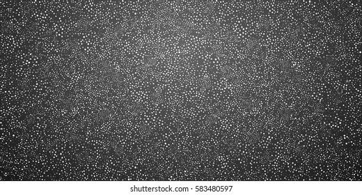 Hand drawn abstract background. Dot work.