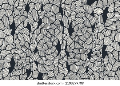 Hand Drawn Abstract Background. Drawing Texture. Vector Illustration