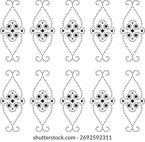 Hand drawn Abstract background with a geometric pattern design white background