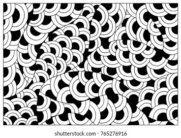 Hand drawn abstract background.
Isolated vector design element.