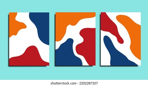 Hand drawn abstract background with a minimalist style, suitable for social media posts, brochures, posters, promotional advertisements and others