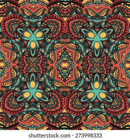 Hand drawn abstract background ornament illustration concept. Lace pattern design. Vector decorative card or invitation design. Vintage traditional, Islam, arabic, indian, ottoman motifs, elements.