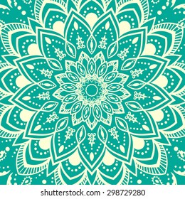 Hand drawn abstract background ornament illustration concept. Lace pattern design. Vector decorative card or invitation design. Vintage traditional, Islam, arabic, indian, ottoman motifs, elements.