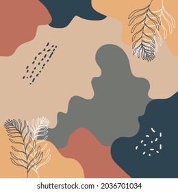 fondo abstracto dibujado a mano con vector de colores pastel
