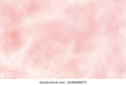 Hand drawn abstract background pink and white watercolor pastel design