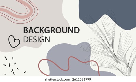 Hand drawn abstract background. for product background, social media, banner, backdrop.