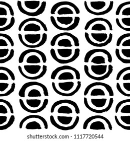 Hand drawn abstract background. Seamless vector pattern
