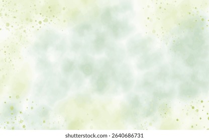 Hand drawn abstract background soft green gradients watercolor pastel design