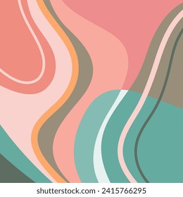  hand drawn abstract background. Template banner and cover for social media ad, template special promo new arrival sale.