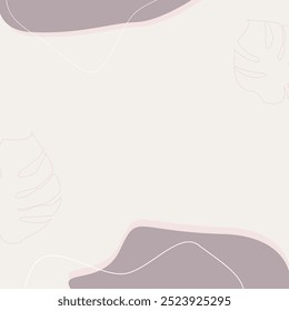 Modelo de fundo abstrato desenhado à mão com cores de pastel macio rosa roxo