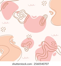 hand drawn abstract background template