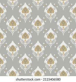 Hand drawn abstract background. Tribal vector seamless pattern.
