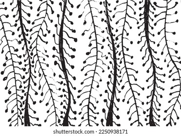 Hand Drawn Abstract Background, Vector non-seamless Doodle Illustration for gift boxes, wrapping paper, party decor, phone covers and more.