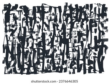 Abstrakter handgezeichneter Hintergrund. Vektorgrafik