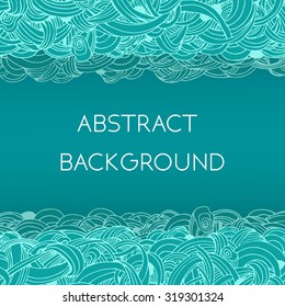 Hand drawn abstract background. Vector illustration