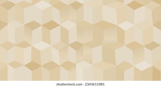 Hand drawn abstract beautiful soft golden geometric pattern. Fashionable template for design. 