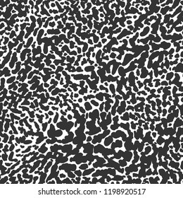 Hand drawn abstract black and white seamless pattern. Pop art fashion festival abstract background in memphis style. Animal print