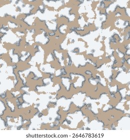Abstrait dessiné à la main botanique floral coups de brosse motif harmonieux design pour motif de textiles de mode, arrière-plan harmonieux style, mode avec effet de trait de brosse, répétition d'impression. Texture aquarelle 