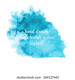 Hand drawn abstract bright background  watercolor strokes and blobs