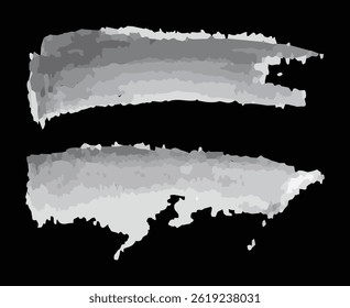 Conjunto de vetor de traçado de pincel abstrato desenhado à mão para design artístico e gráfico
