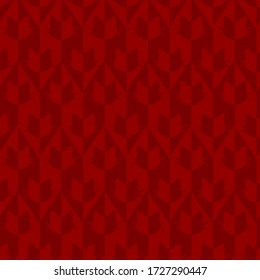 Hand Drawn Abstract Checkered Geometric Triangular Shapes with Cat Silhouette Repeating Vector Pattern