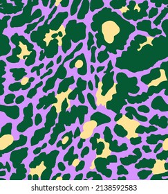 Piel de animales de piel de leopardo de la mano Abstracto Chetah Formas geométricas Patrón vectorial repetitivo Fondo aislado