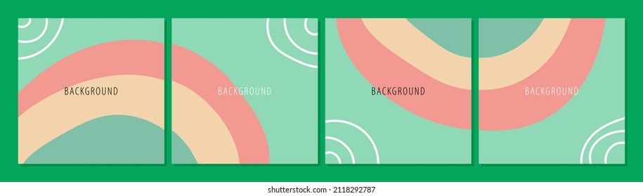 Hand drawn abstract design background. Social media template.