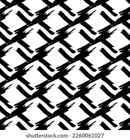 Hand drawn abstract designs and shapes, 
Art for fabrics and textiles.
Geometry monochrome ornament halftone vector background. White and black seamless pattern.