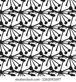 Hand drawn abstract designs and shapes, 
Art for fabrics and textiles.
Geometry monochrome ornament halftone vector background. White and black seamless pattern.