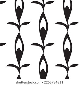 Diseños y formas abstractos dibujados a mano, 
Arte para tejidos y textiles.
Fondo del vector de medio tono monocromático de la geometría. Patrón transparente blanco y negro.