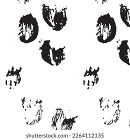Hand drawn abstract designs and shapes, 
Art for fabrics and textiles.
Geometry monochrome ornament halftone vector background. White and black seamless pattern.