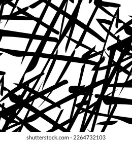 Hand drawn abstract designs and shapes, 
Art for fabrics and textiles.
Geometry monochrome ornament halftone vector background. White and black seamless pattern.