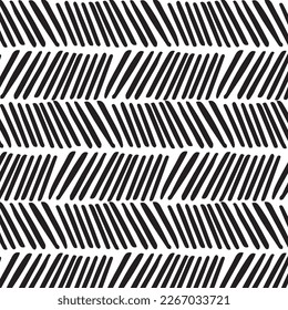 Hand drawn abstract designs and shapes, 
Art for fabrics and textiles.
Geometry monochrome ornament halftone vector background. White and black seamless pattern.